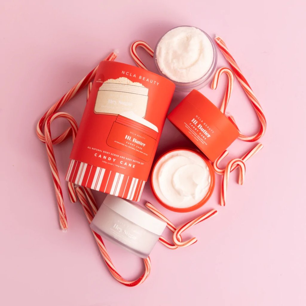 Candy Cane Body Care Set - NaturelleShop.com - NCLA Beauty