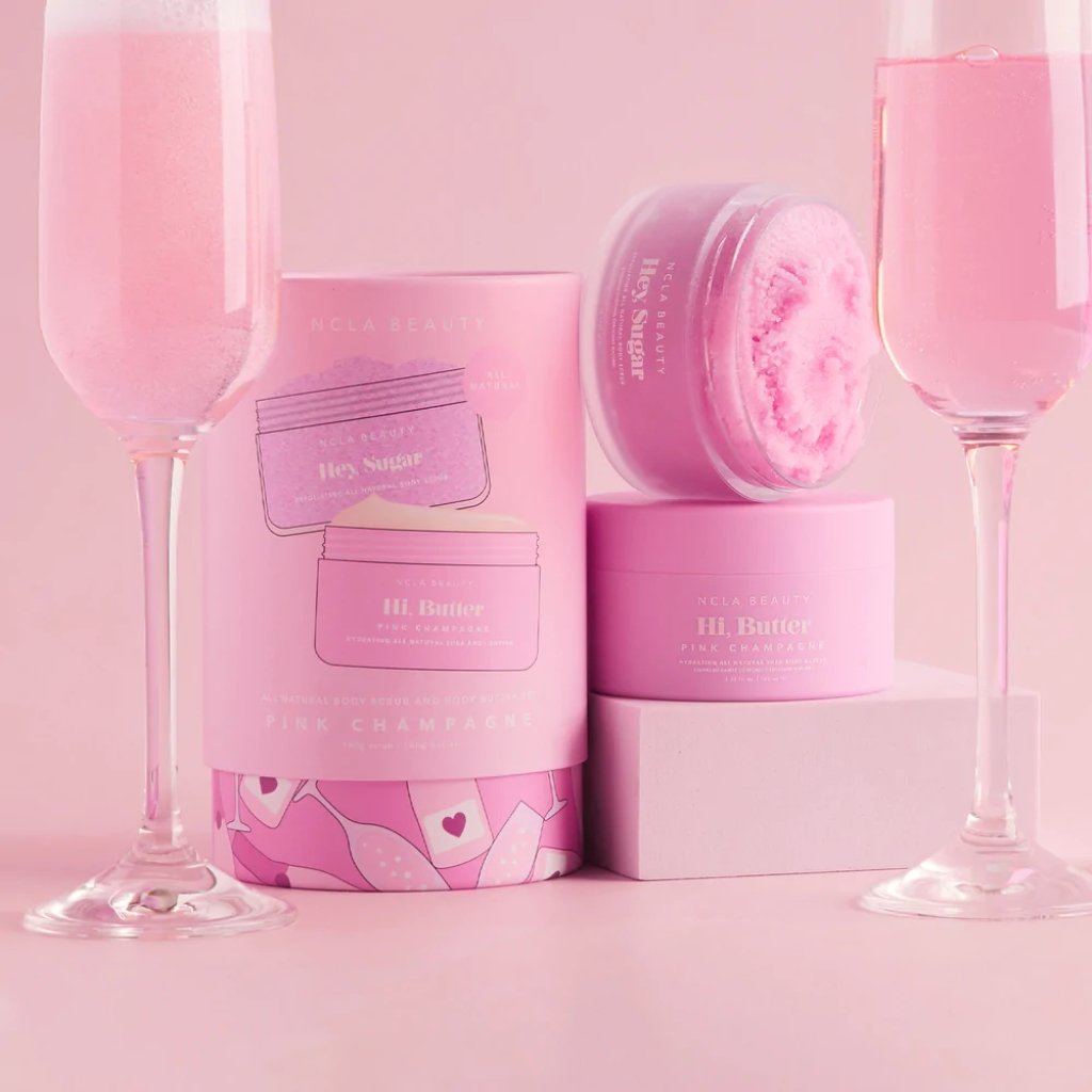 Pink Champagne Body Care Set - NaturelleShop.com - NCLA Beauty