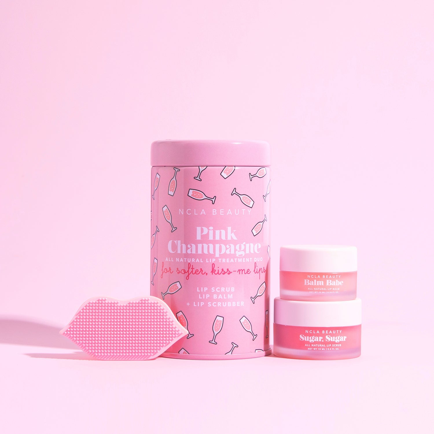 Pink Champagne Lip Care Value Set - NaturelleShop.com