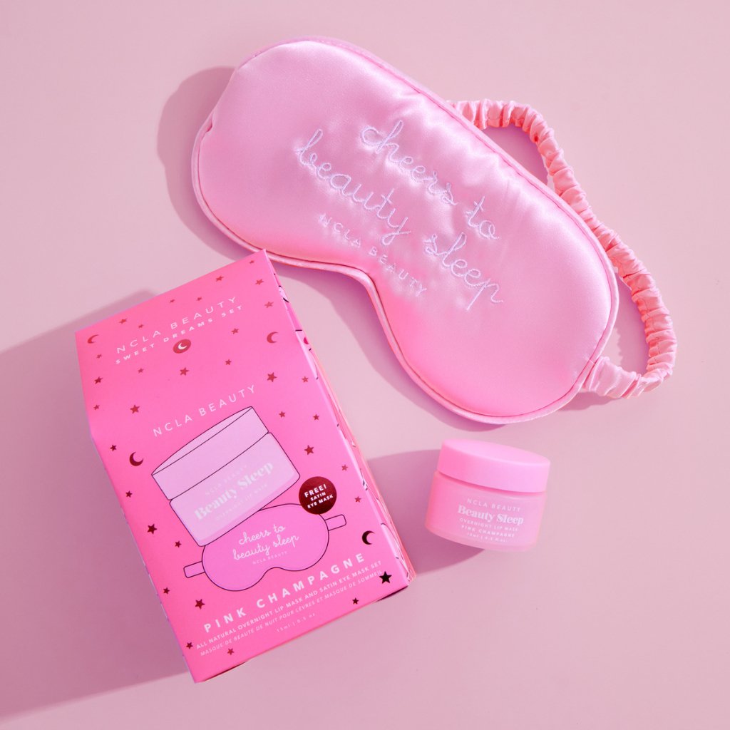 Pink Champagne Lip Mask Gift Set - NaturelleShop.com - NCLA Beauty