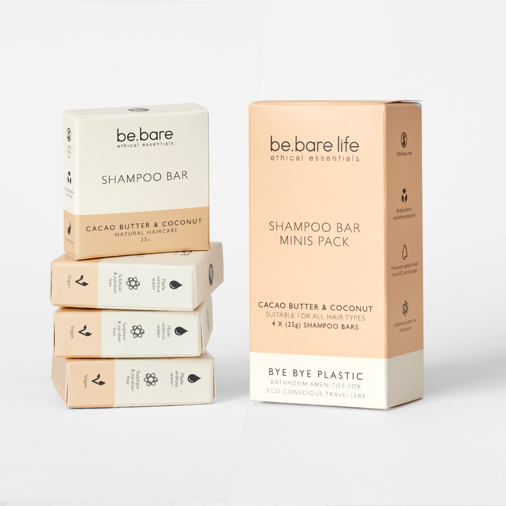 Be.bare life | Mini Shampoo Bar Set 4-pack - Naturelleshop.com