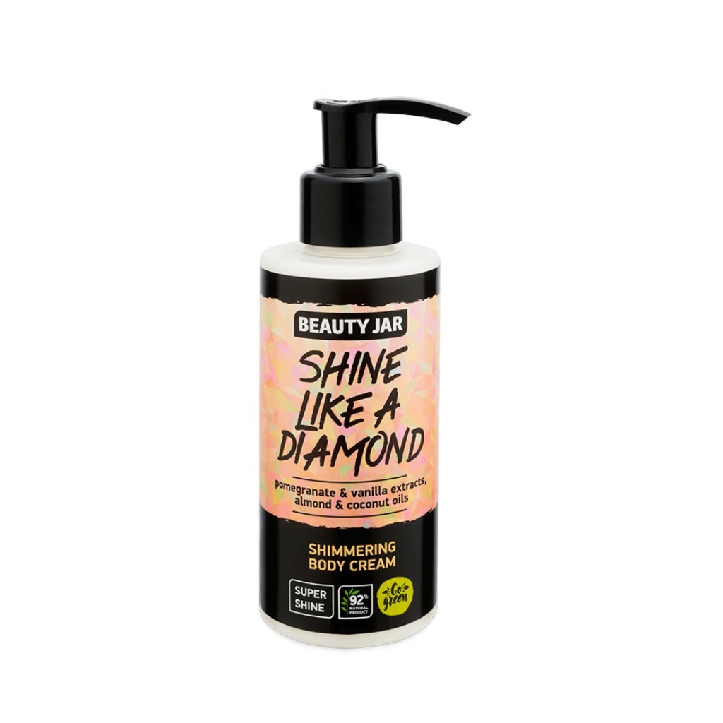 Shine Like a Diamond Shimmering Body Cream - NaturelleShop.com - Beauty Jar