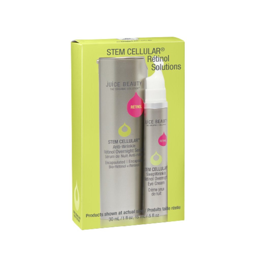 Stem Cellular Anti-Wrinkle Retinol Solutions Kit - NaturelleShop.com - Juice Beauty