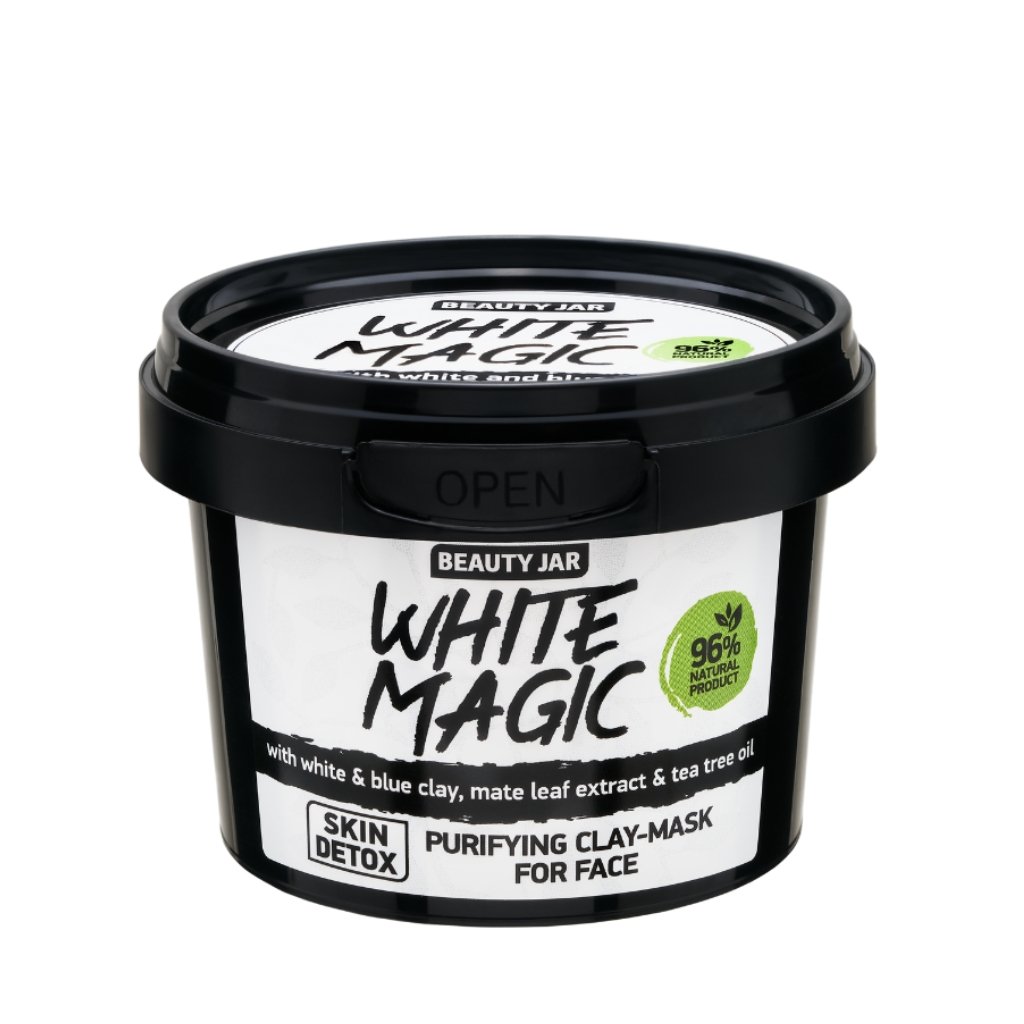 White Magic Purifying Clay Face Mask - NaturelleShop.com - Beauty Jar